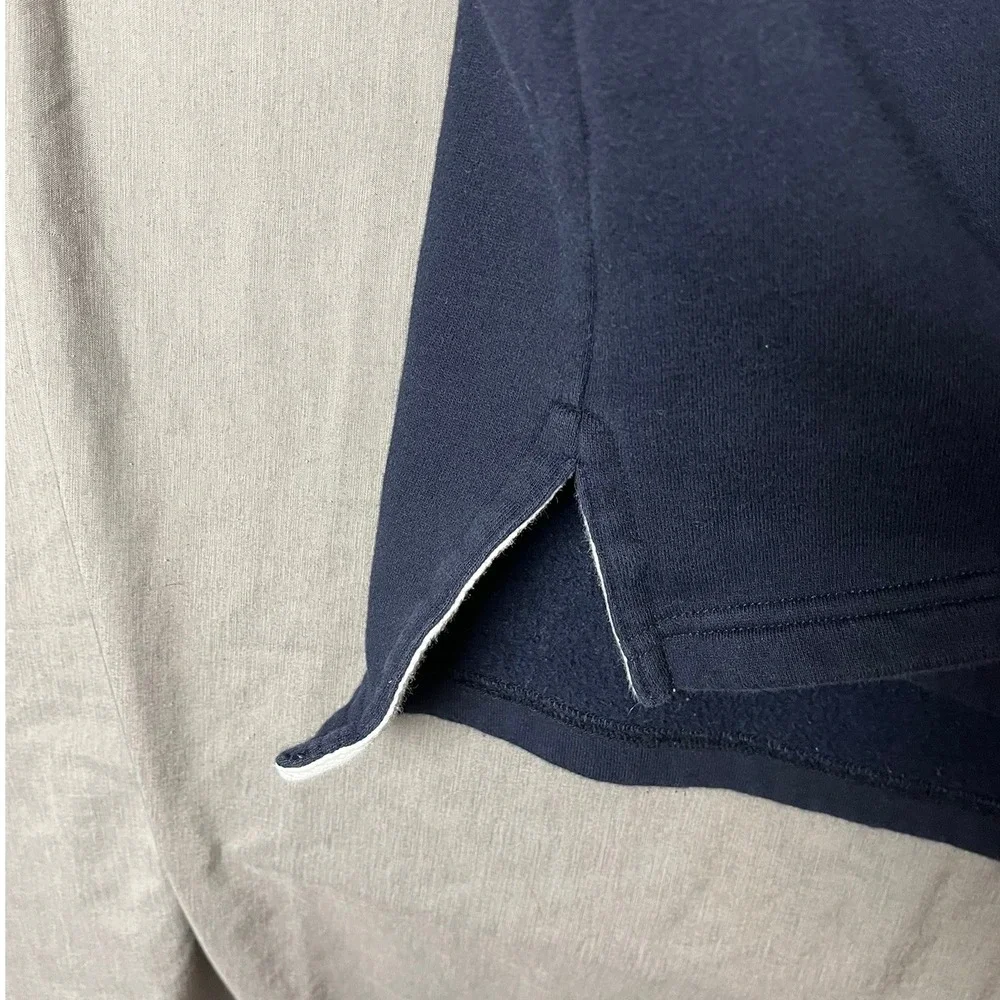 Polo Ralph Lauren Rugby Sweatshirt Mens XL Striped Navy Gray EUC